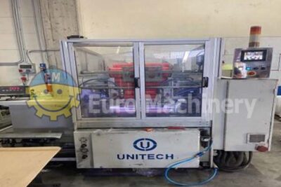 UNITECH Rewinder for standard stretch film rolls.