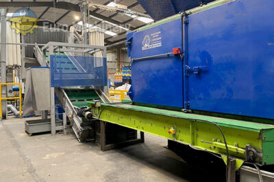 Vecoplan shredder and Zerma granulator